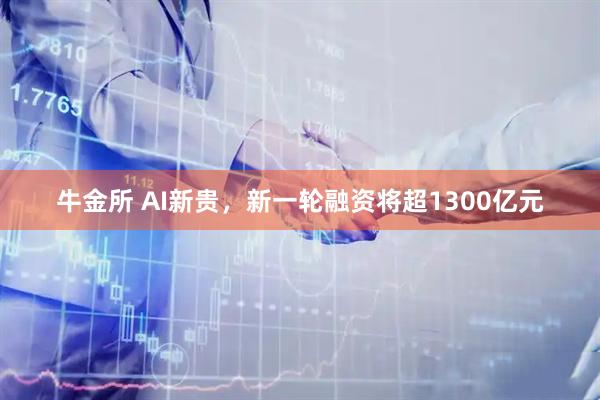 牛金所 AI新贵，新一轮融资将超1300亿元