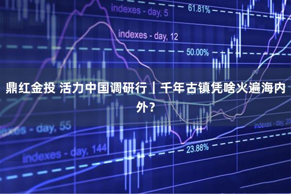鼎红金投 活力中国调研行|千年古镇凭啥火遍海内外?